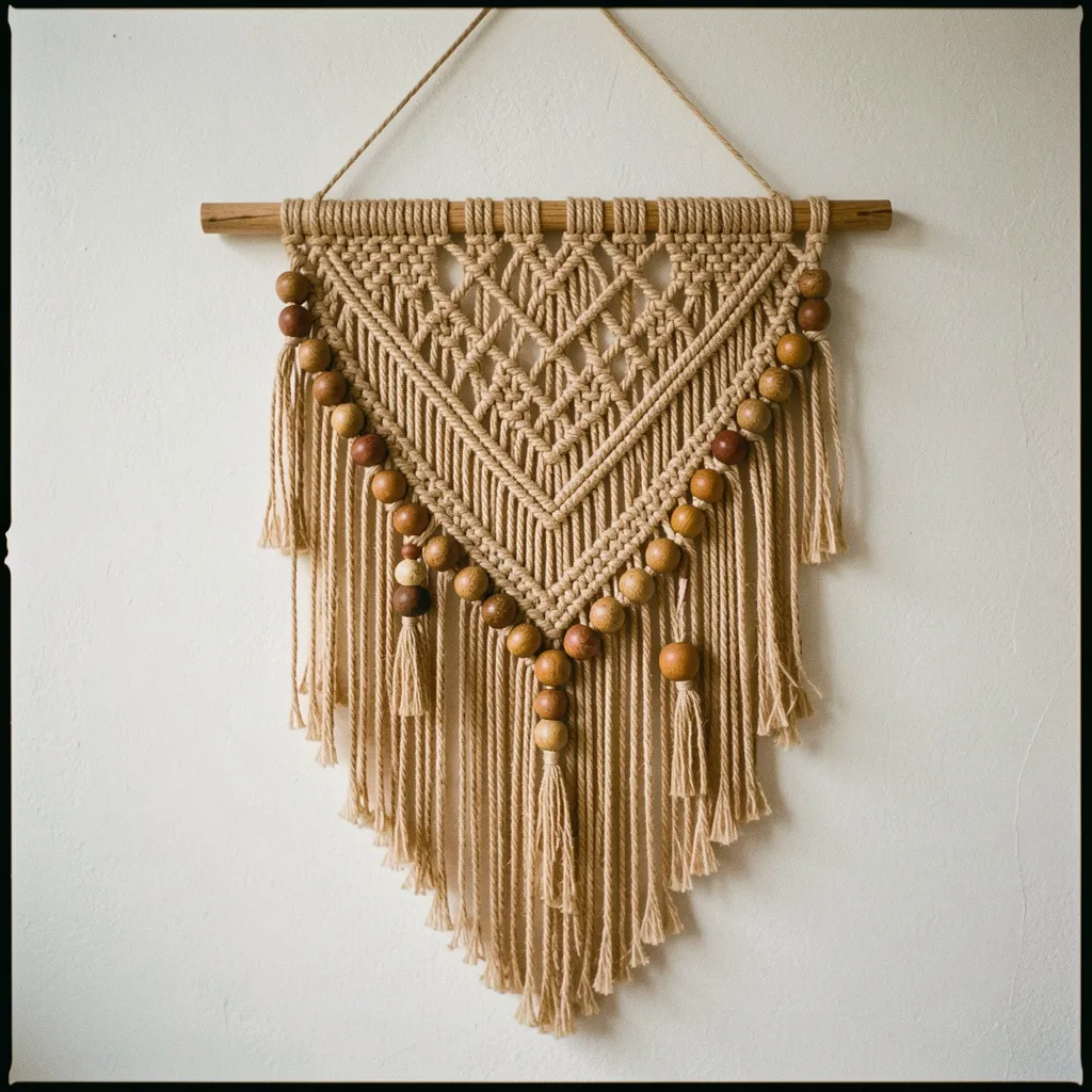 Geometric wall hanging